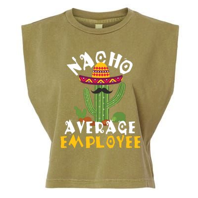 Nacho Average Employee Boss Staff Employee Appreciation Garment-Dyed Women's Muscle Tee