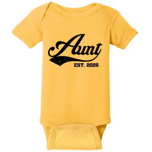 New Aunt Est 2024 Sporty Family Baby Bodysuit