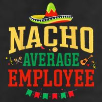 Nacho Average Employee Cinco de Mayo Fiesta Nacho Employee Adult Drive Performance Visor