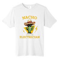 Nacho Average Electrician Funny Electrical Worker Joke Tall Fusion ChromaSoft Performance T-Shirt