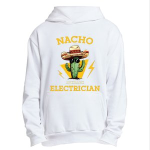 Nacho Average Electrician Funny Electrical Worker Joke Urban Pullover Hoodie