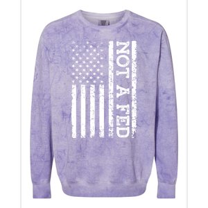 Not A Fed Colorblast Crewneck Sweatshirt