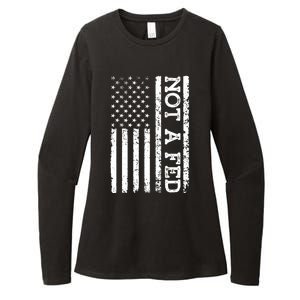 Not A Fed Womens CVC Long Sleeve Shirt