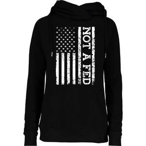 Not A Fed Womens Funnel Neck Pullover Hood