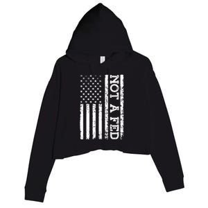 Not A Fed Crop Fleece Hoodie