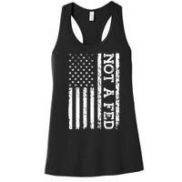 Not A Fed Women's Racerback Tank