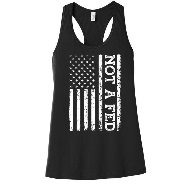 Not A Fed Women's Racerback Tank