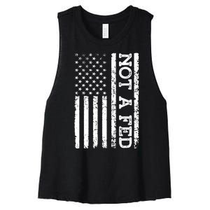 Not A Fed Women's Racerback Cropped Tank