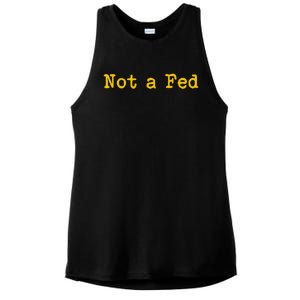 Not A Fed Ladies PosiCharge Tri-Blend Wicking Tank