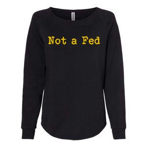 Not A Fed Womens California Wash Sweatshirt