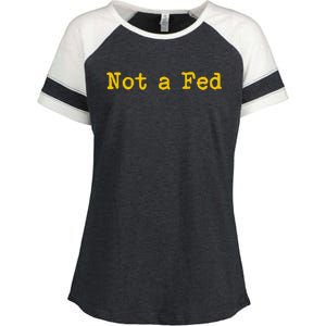 Not A Fed Enza Ladies Jersey Colorblock Tee