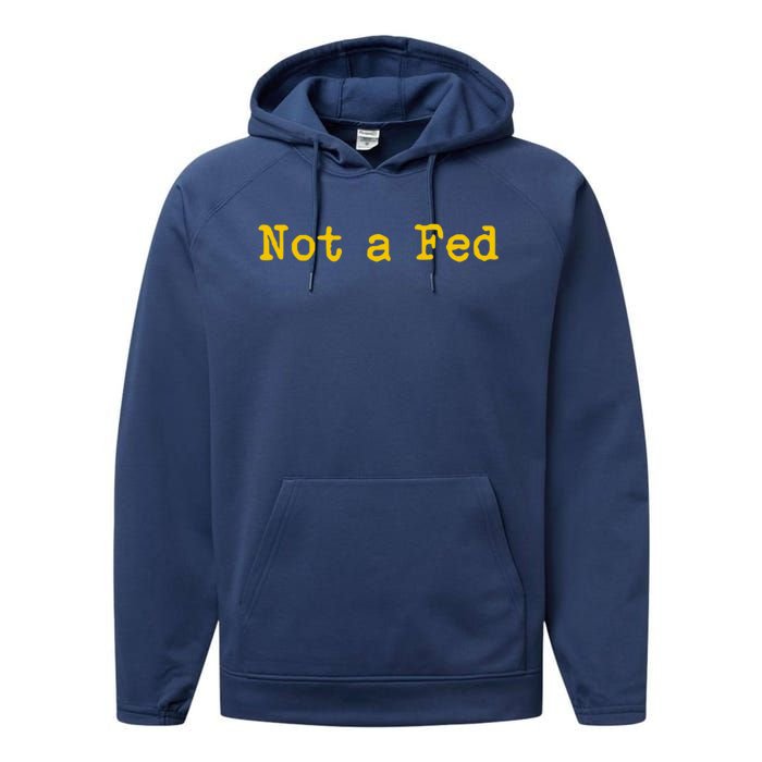 Not A Fed Performance Fleece Hoodie