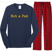 Not A Fed Long Sleeve Pajama Set