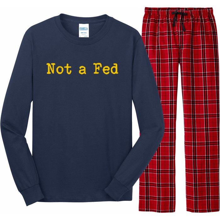 Not A Fed Long Sleeve Pajama Set