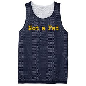 Not A Fed Mesh Reversible Basketball Jersey Tank