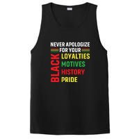 Never Apologize For Your Blackness Black History Juneteenth PosiCharge Competitor Tank