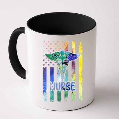 Nurse American Flag Mug