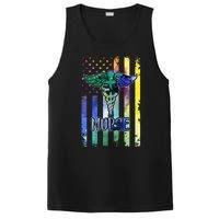 Nurse American Flag PosiCharge Competitor Tank