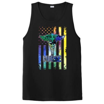 Nurse American Flag PosiCharge Competitor Tank