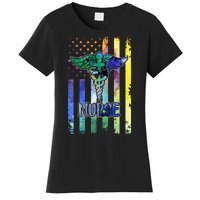 Nurse American Flag Women's T-Shirt