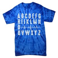 Nurse Abcs Funny Pqrst Ekg Heart Rhythm Gift Tie-Dye T-Shirt