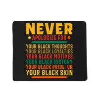 Never Apologize For Your Blackness Mousepad