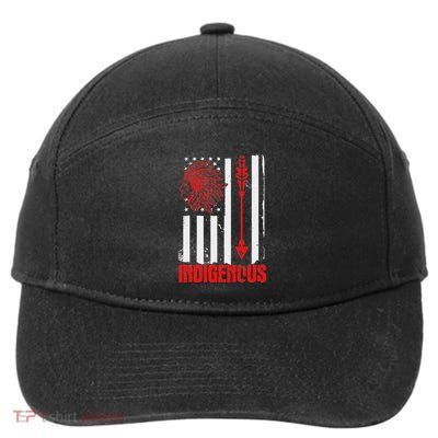 Native American Flag 7-Panel Snapback Hat