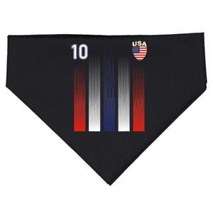 National America Flag American Soccer USA Jersey Fan USA-Made Doggie Bandana