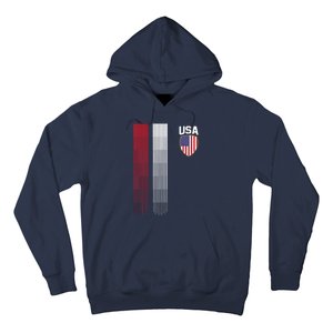 National America Flag USA American Football Fan Soccer Team Hoodie