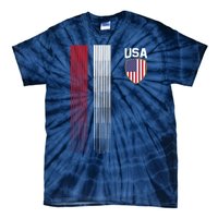 National America Flag USA American Football Fan Soccer Team Tie-Dye T-Shirt