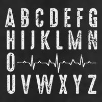Nurse AbcS Funny Pqrst Ecg Heart Rhythm 7 Panel Mesh Trucker Snapback Hat