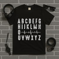 Nurse AbcS Funny Pqrst Ecg Heart Rhythm T-Shirt