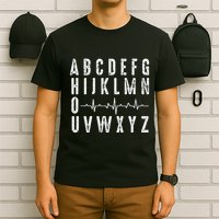 Nurse AbcS Funny Pqrst Ecg Heart Rhythm T-Shirt