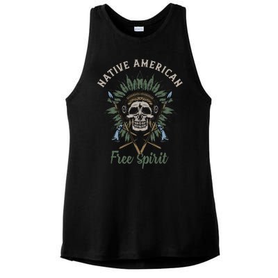 Native American Free Spirit Ladies PosiCharge Tri-Blend Wicking Tank