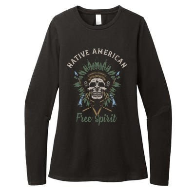 Native American Free Spirit Womens CVC Long Sleeve Shirt