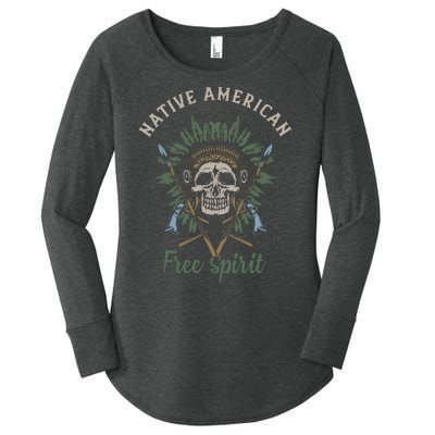 Native American Free Spirit Women's Perfect Tri Tunic Long Sleeve Shirt