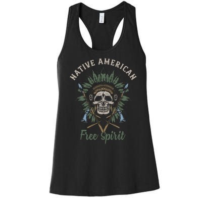 Native American Free Spirit Women's Racerback Tank