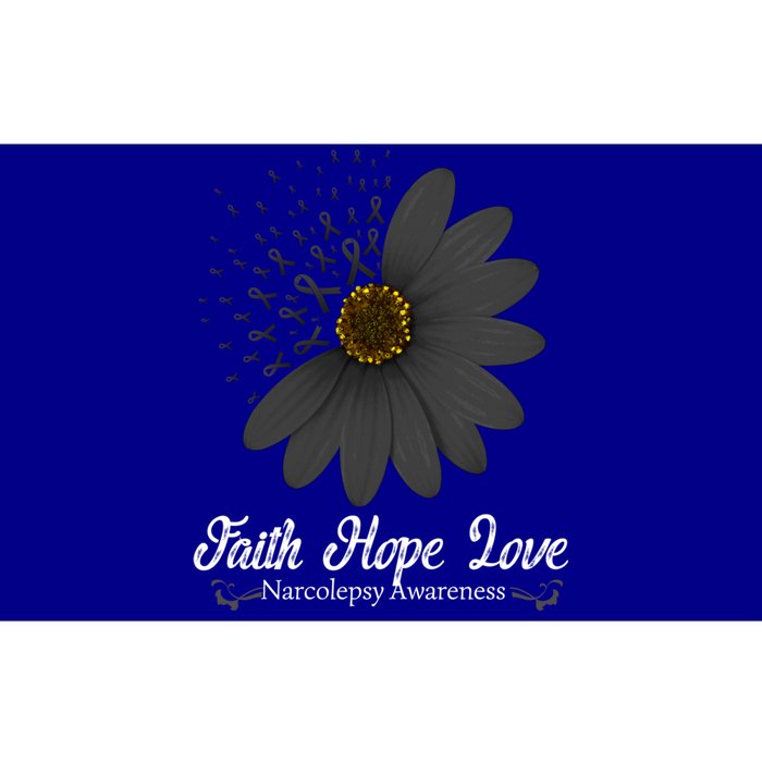 Narcolepsy Awareness Faith Hope Love Black Ribbon Support Gift Bumper Sticker