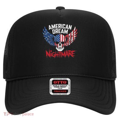  Nightmares American Flag Dream  High Crown Mesh Back Trucker Hat