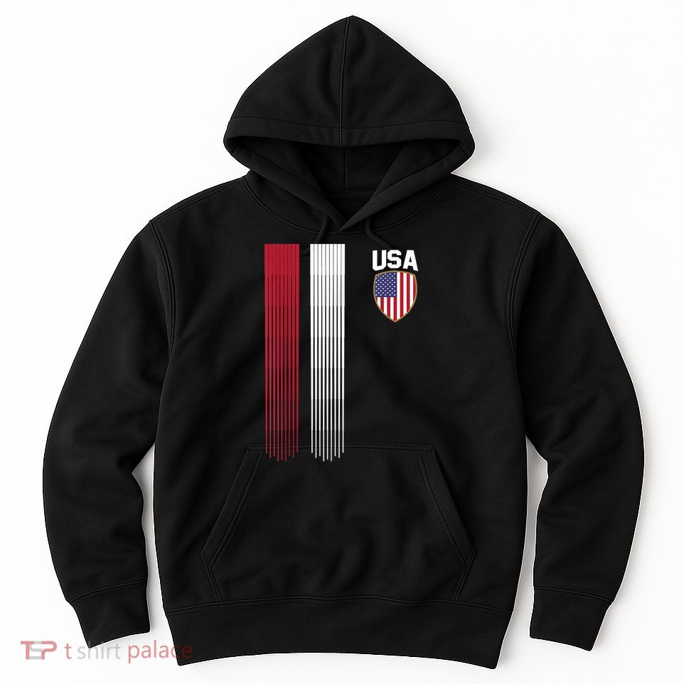 National America Flag USA American Football Fan Soccer Team Hoodie