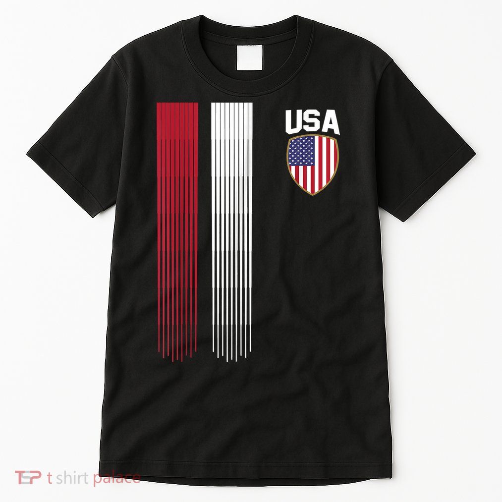National America Flag USA American Football Fan Soccer Team Tall T-Shirt