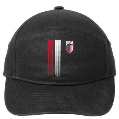 National America Flag USA American Football Fan Soccer Team 7-Panel Snapback Hat