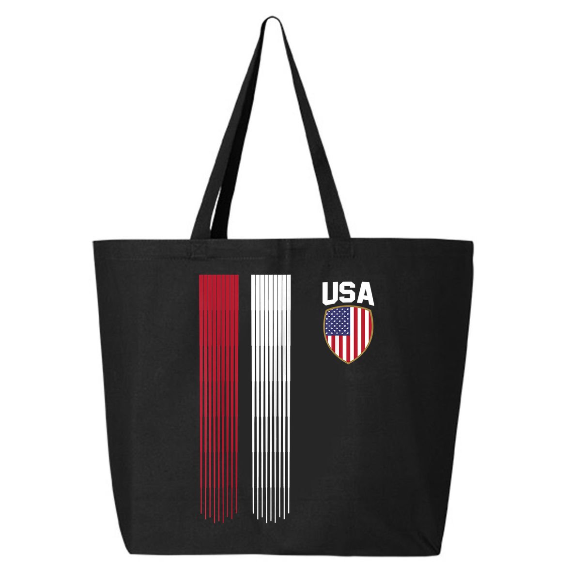 National America Flag USA American Football Fan Soccer Team 25L Jumbo Tote