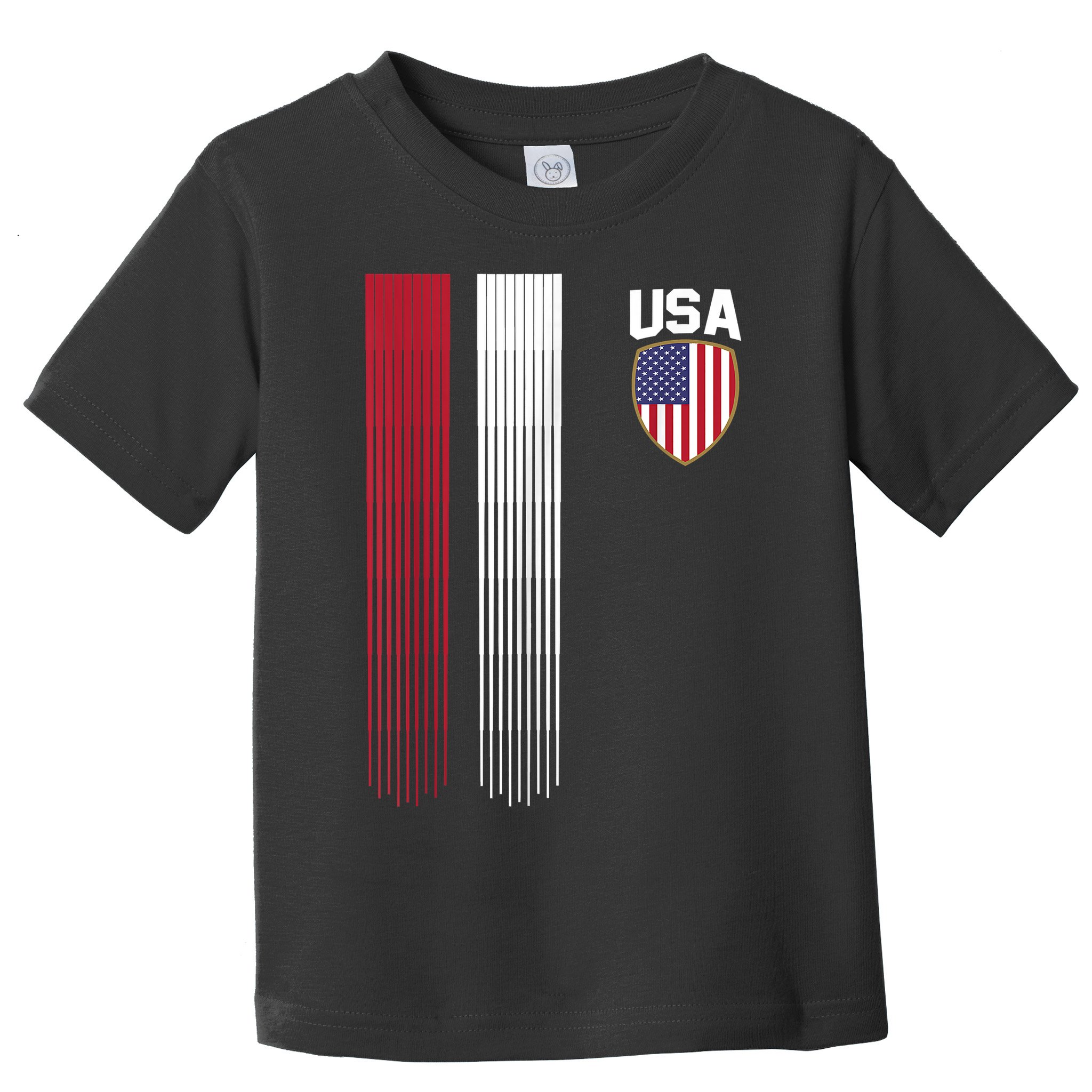 National America Flag USA American Football Fan Soccer Team Toddler T-Shirt