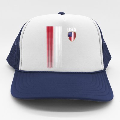 National America Flag USA American Football Fan Soccer Team Trucker Hat