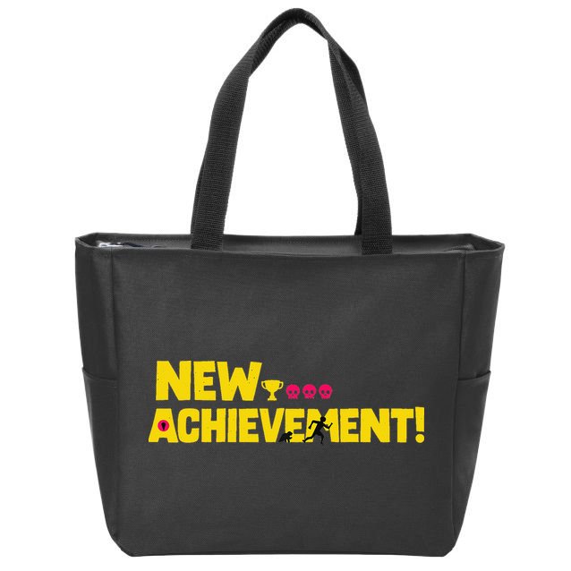New Achievement Funny Gift Zip Tote Bag