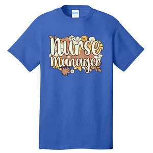 Nurse Ager Flowers Nursing Ager Gift Tall T-Shirt