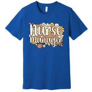 Nurse Ager Flowers Nursing Ager Gift Premium T-Shirt