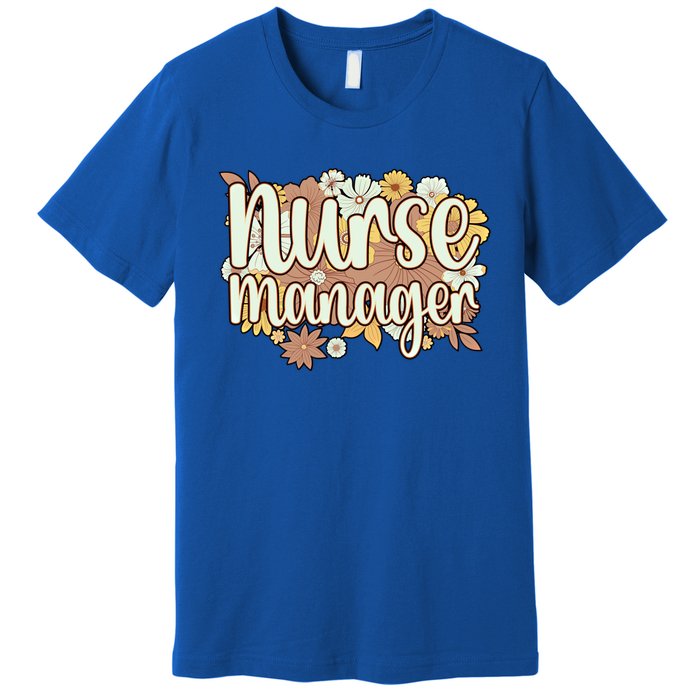 Nurse Ager Flowers Nursing Ager Gift Premium T-Shirt