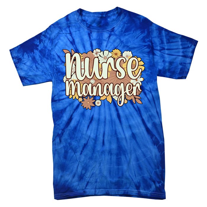 Nurse Ager Flowers Nursing Ager Gift Tie-Dye T-Shirt